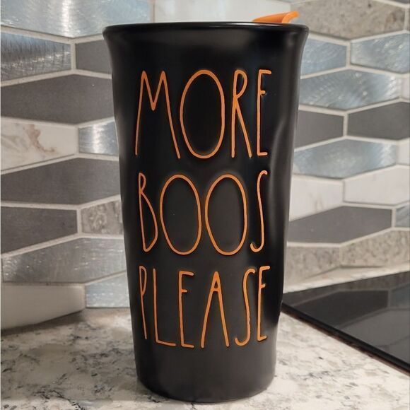 Rae Dunn Other - RAE DUNN More Boos Please ceramic tumbler